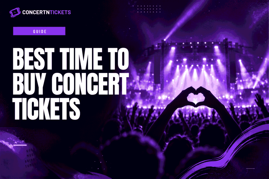 Best time to buy concert tickets